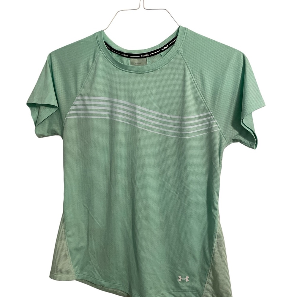 Under Armour Green Fitted Short Sleeve Tee